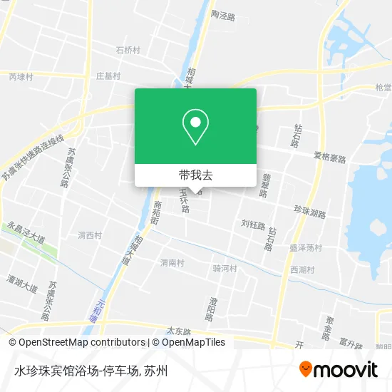水珍珠宾馆浴场-停车场地图