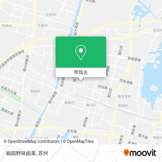 杨园野味卤菜地图