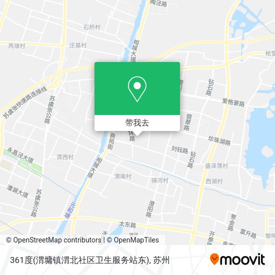 361度(渭墉镇渭北社区卫生服务站东)地图