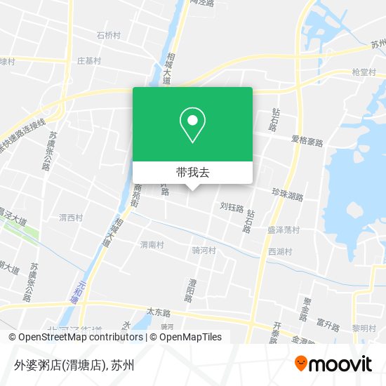 外婆粥店(渭塘店)地图