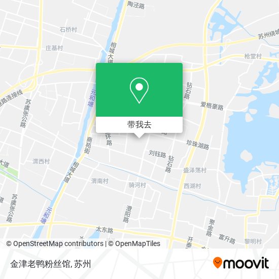 金津老鸭粉丝馆地图