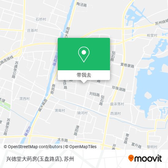 兴德堂大药房(玉盘路店)地图