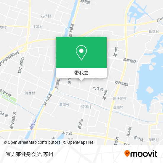 宝力莱健身会所地图