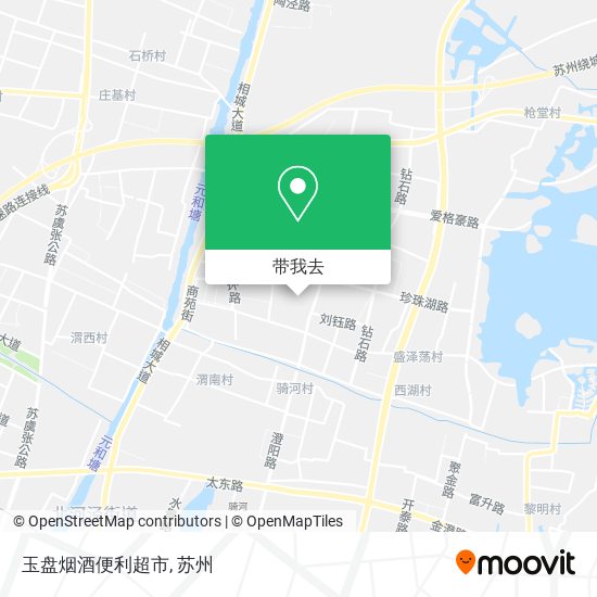 玉盘烟酒便利超市地图