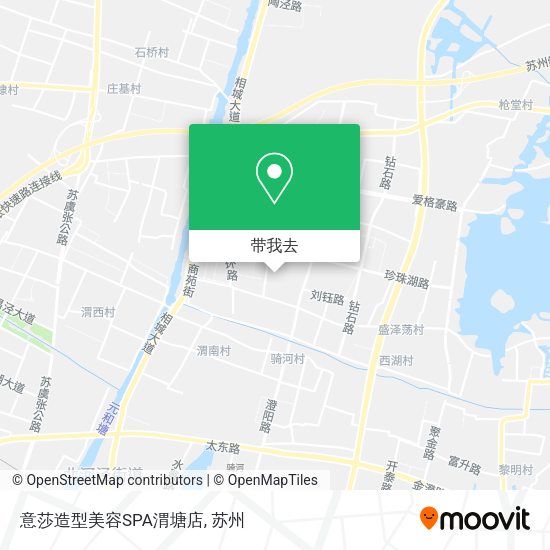 意莎造型美容SPA渭塘店地图