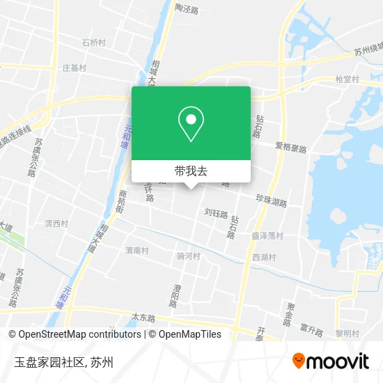 玉盘家园社区地图