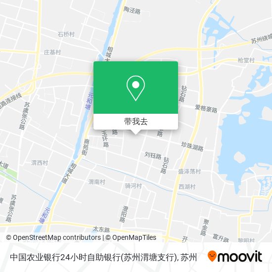 中国农业银行24小时自助银行(苏州渭塘支行)地图