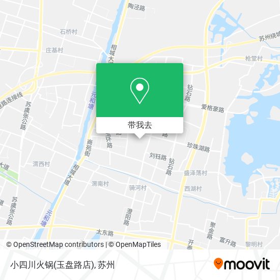 小四川火锅(玉盘路店)地图