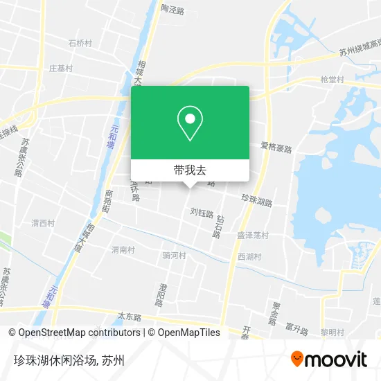 珍珠湖休闲浴场地图