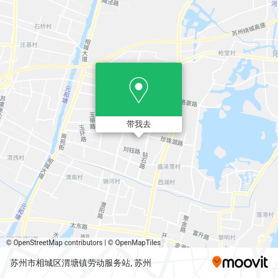 苏州市相城区渭塘镇劳动服务站地图
