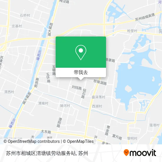 苏州市相城区渭塘镇劳动服务站地图