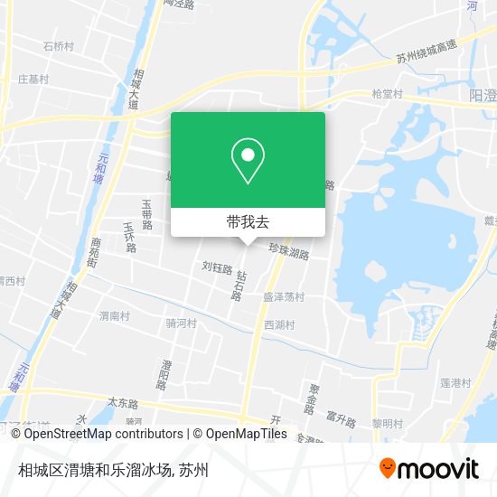 相城区渭塘和乐溜冰场地图