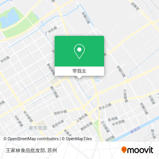 王家林食品批发部地图
