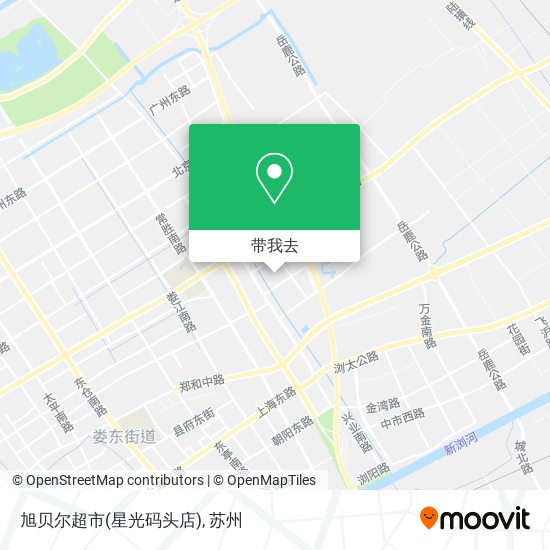 旭贝尔超市(星光码头店)地图