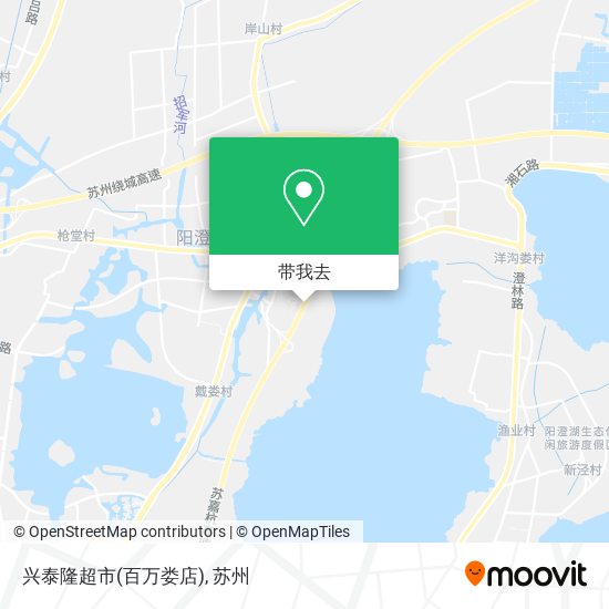 兴泰隆超市(百万娄店)地图