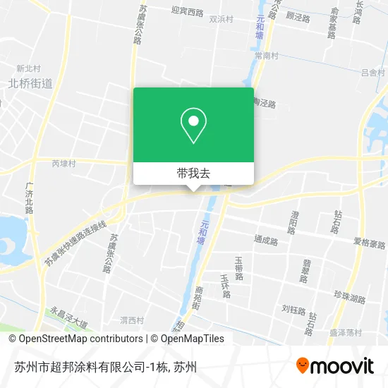 苏州市超邦涂料有限公司-1栋地图