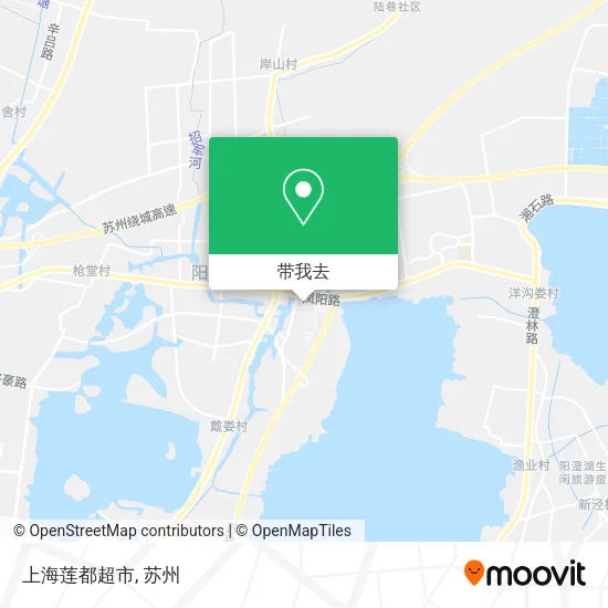上海莲都超市地图
