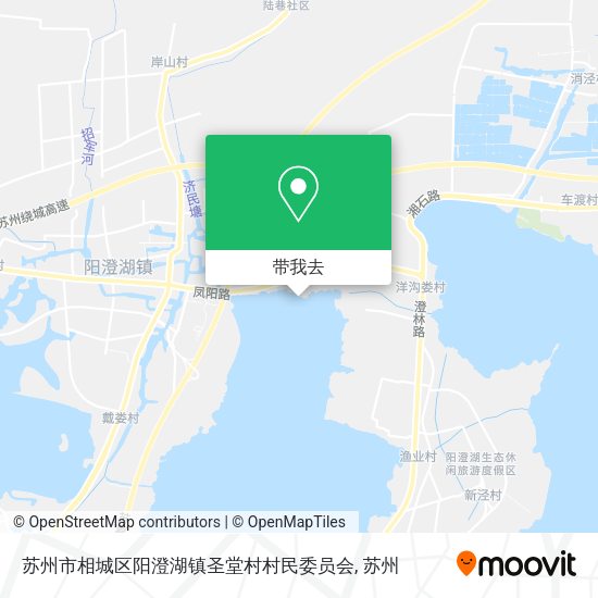 苏州市相城区阳澄湖镇圣堂村村民委员会地图
