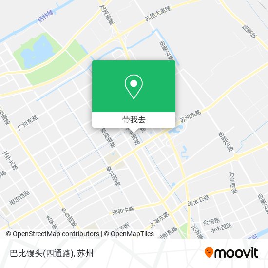 巴比馒头(四通路)地图