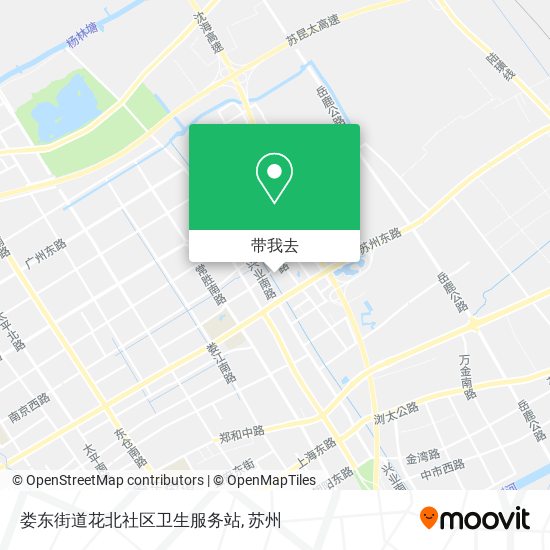 娄东街道花北社区卫生服务站地图
