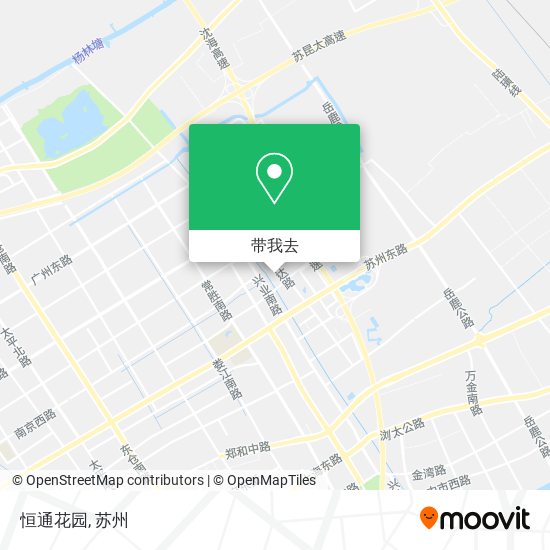 恒通花园地图