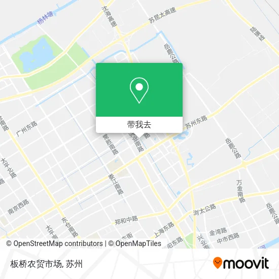 板桥农贸市场地图