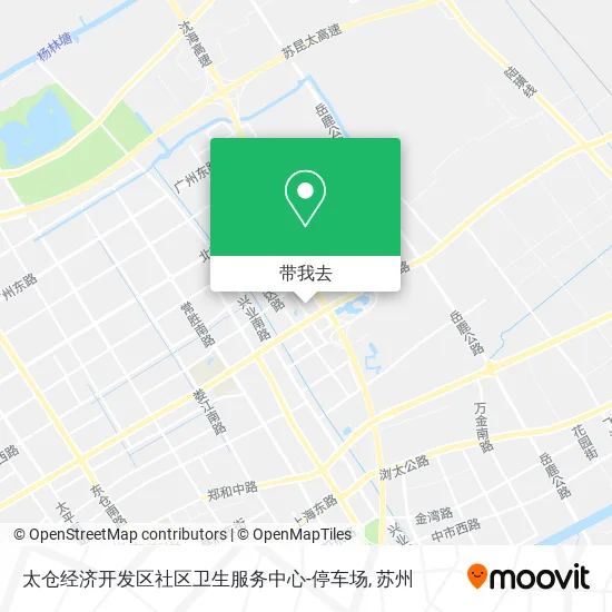 太仓经济开发区社区卫生服务中心-停车场地图