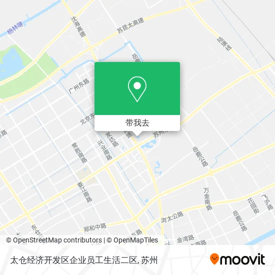 太仓经济开发区企业员工生活二区地图