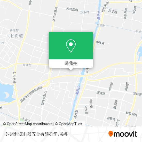 苏州利源电器五金有限公司地图