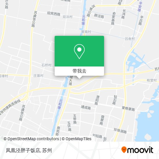 凤凰泾胖子饭店地图