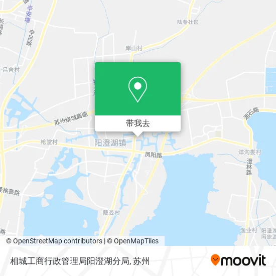 相城工商行政管理局阳澄湖分局地图