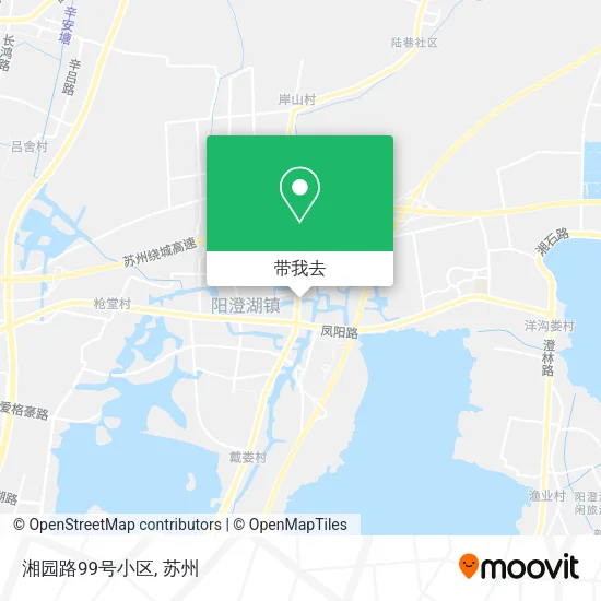 湘园路99号小区地图