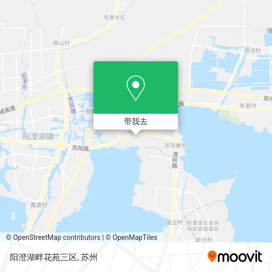 阳澄湖畔花苑三区地图
