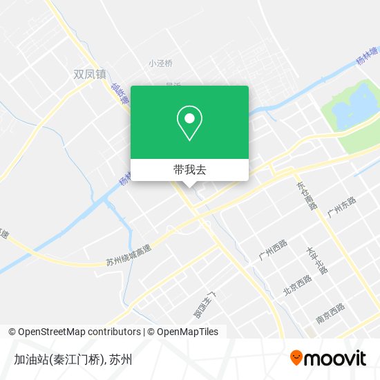 加油站(秦江门桥)地图