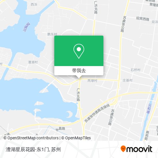 漕湖星辰花园-东1门地图
