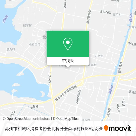 苏州市相城区消费者协会北桥分会芮埭村投诉站地图