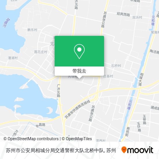 苏州市公安局相城分局交通警察大队北桥中队地图