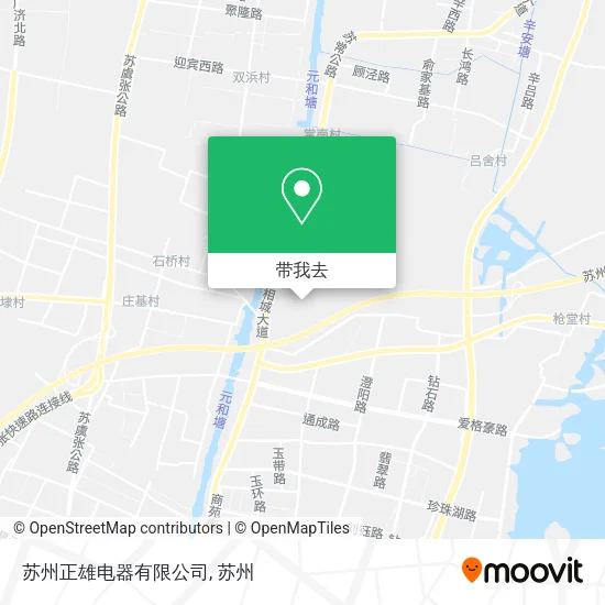 苏州正雄电器有限公司地图