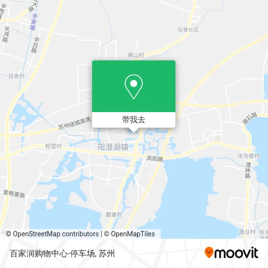 百家润购物中心-停车场地图