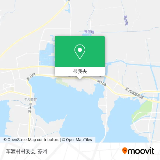 车渡村村委会地图