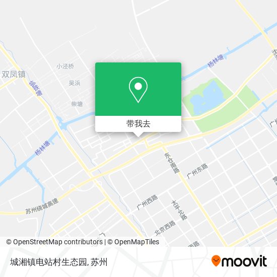 城湘镇电站村生态园地图