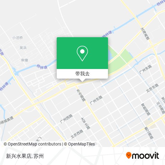 新兴水果店地图