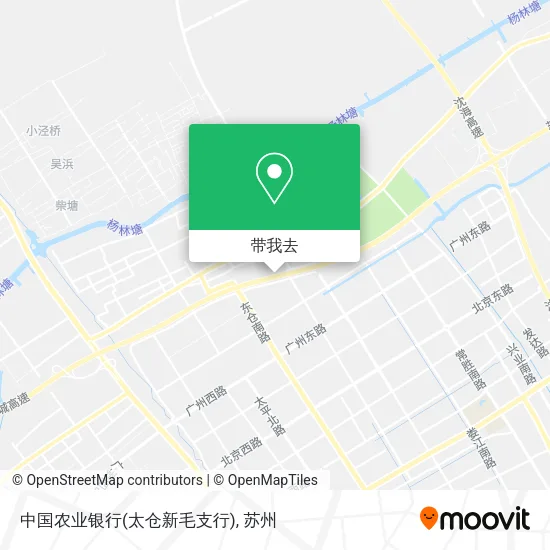中国农业银行(太仓新毛支行)地图
