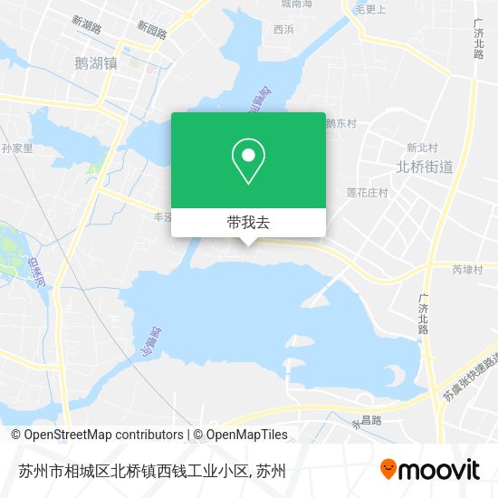 苏州市相城区北桥镇西钱工业小区地图
