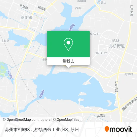 苏州市相城区北桥镇西钱工业小区地图