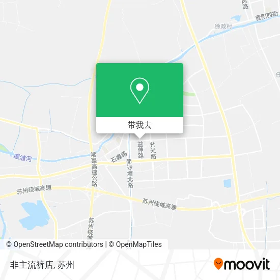 非主流裤店地图