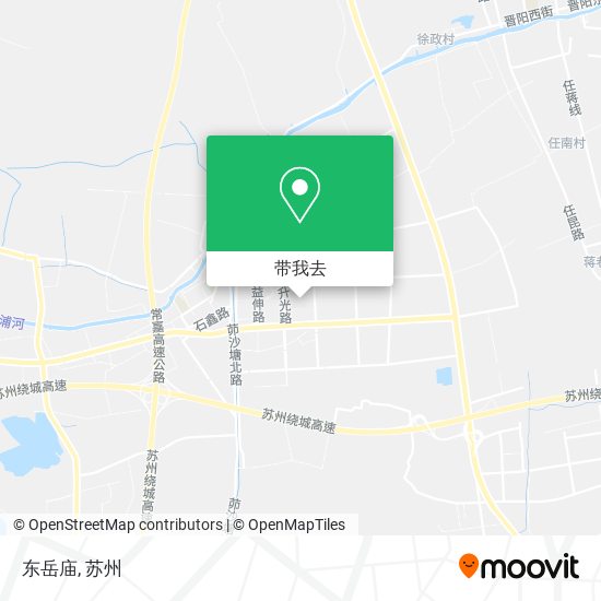 东岳庙地图