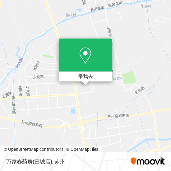 万家春药房(巴城店)地图