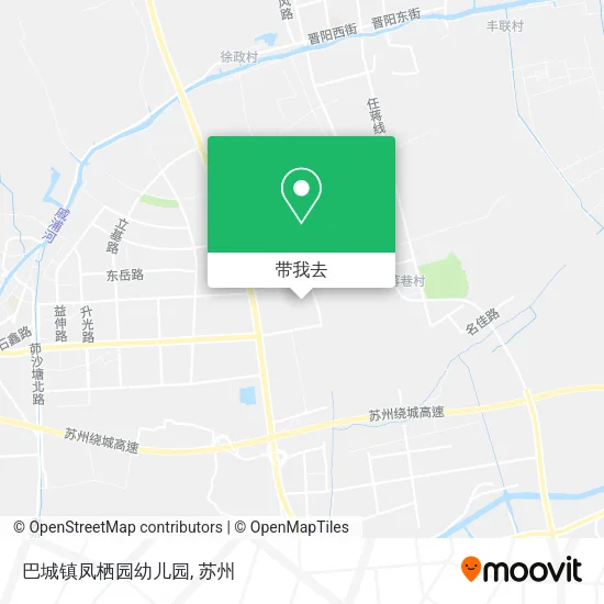 巴城镇凤栖园幼儿园地图