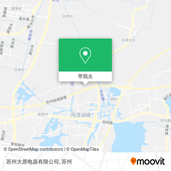 苏州大原电器有限公司地图